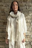 Speckled Rustic Scarf Neutral